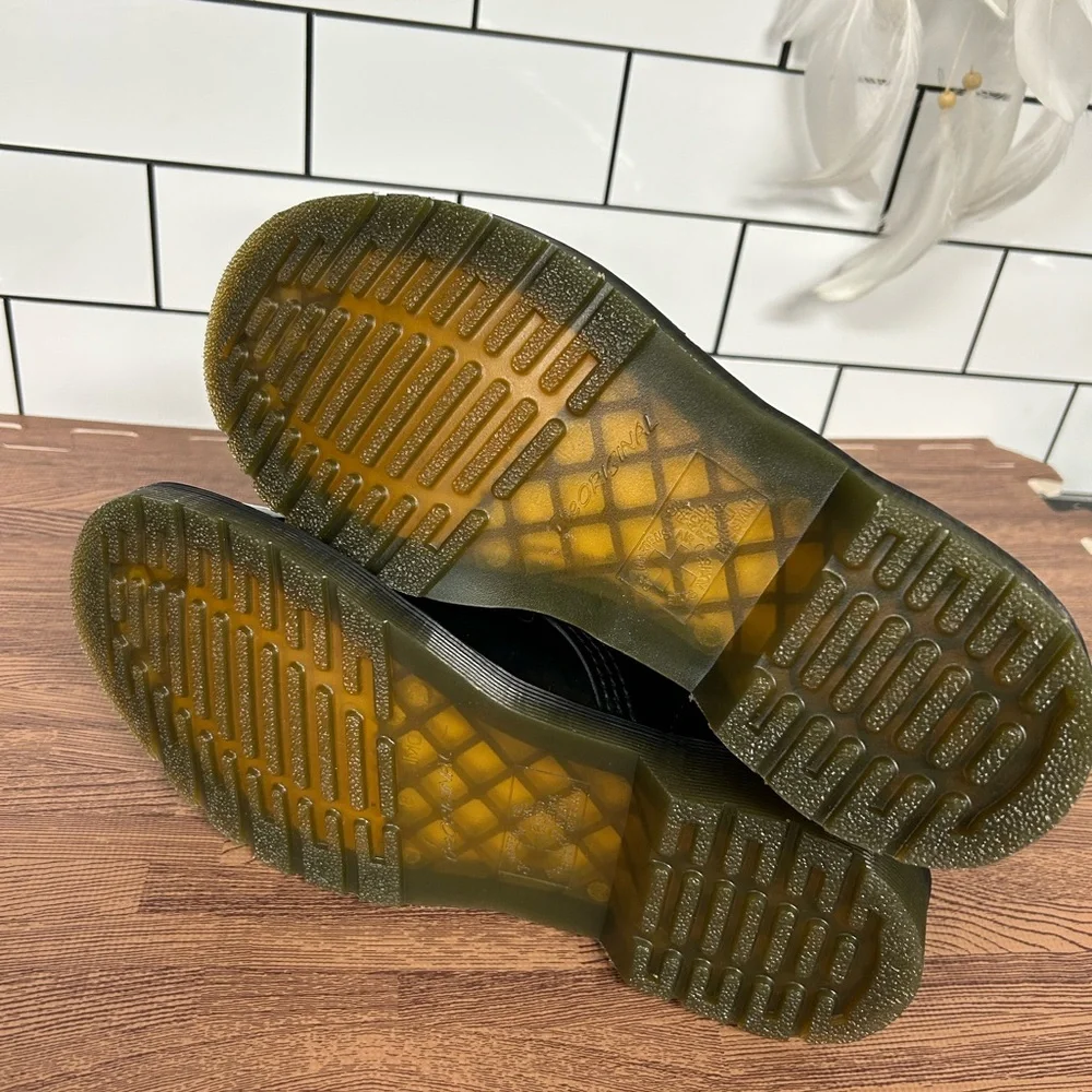 Dr. Martens 1460 Black Patent Leather Combat Boots Size 10 US / 8 UK NWOT - Picture 6 of 7